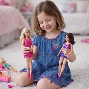 BARBIE Denim Dress - Girls 7/8